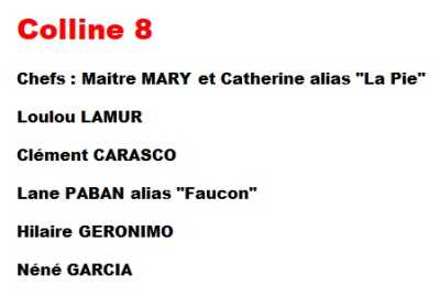  Colline 8 
